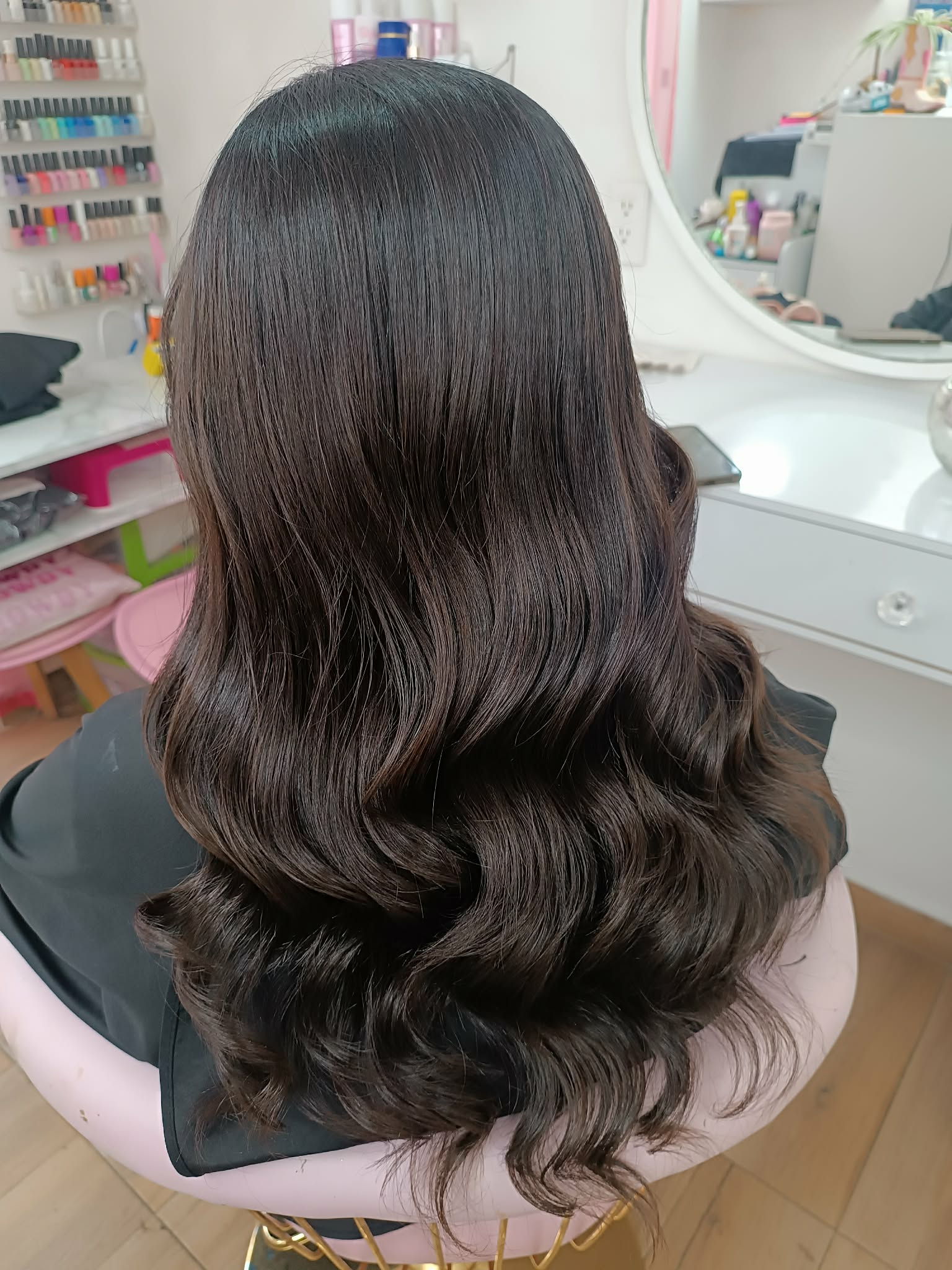 Chocolate profundo, trabajo realizado en Salón Studio 81